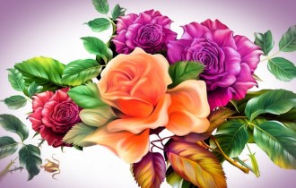 Цветочные обои 830 (3840x2160) (30 обоев)