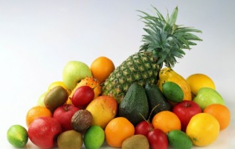Натуральні фрукти, колекція фруктів та ягід (54 шпалер)