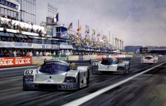 Auto racing. Works by Michael Turner (20 wallpapers)