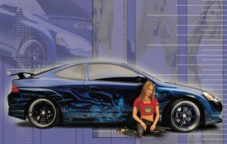 Auto and girls (80 wallpapers)