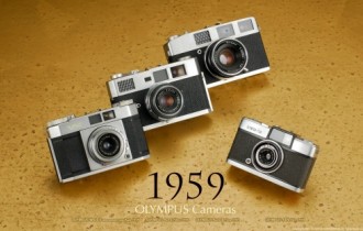 Развитие фотоаппаратов Olympus (76 обоев)